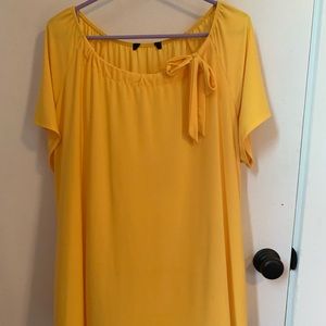 Sun Yellow Tunic Blouse